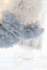 Dusty blue and white paper pom pom party decorations set of 64 PSC baby shower decor boho Weding birthday party decorations -large set