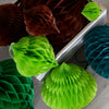 Paper honeycomb decoration - Paper rhombus - Paper Christmas decorations - Wedding decorations - Christmas bauble