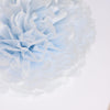 Paper pom pom Breeze / pale blue | Wedding decoration | Wedding isle decor | Paper flowers