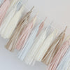Custom DIY Paper Tassel Garland Kit - Choose Your Colors - Wedding, event or Party Decor