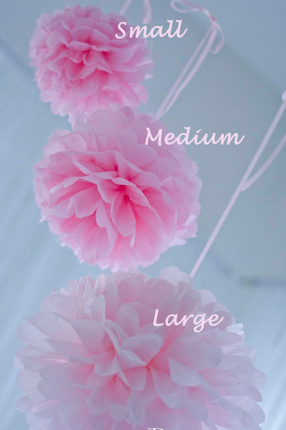 Paper pom pom set of 6 | Paper flowers | Birthday decorations | Baby shower decor