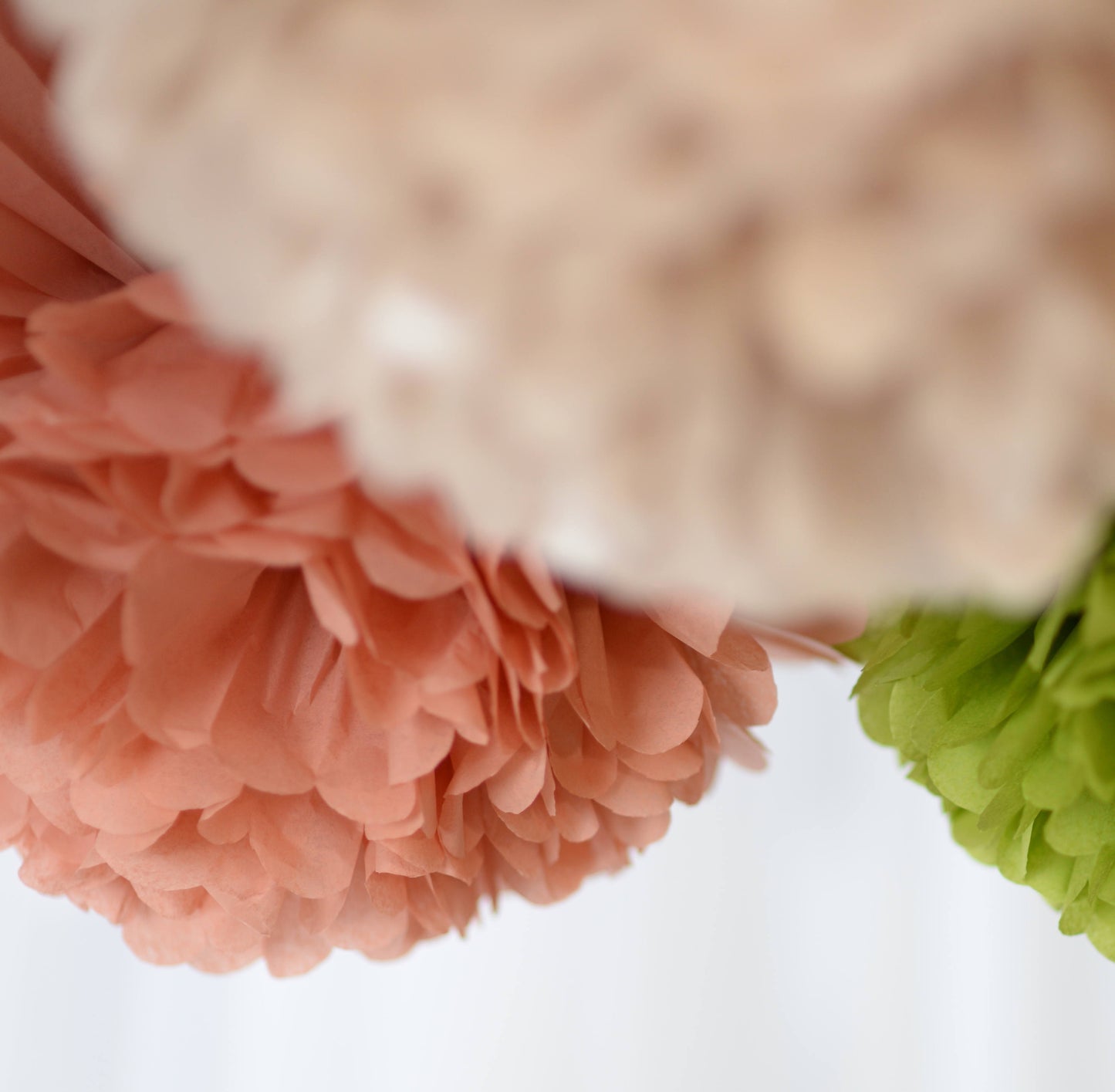 Terracotta tissue paper pom pom party decorations various sizes paper flowers for boho wedding birthday party baby shower eco friendly decor