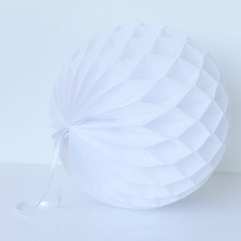 Pale lilac paper honeycomb ball party decorations - various sizes- wedding, birthday party, baby shower, bridal shower decor home decor gift
