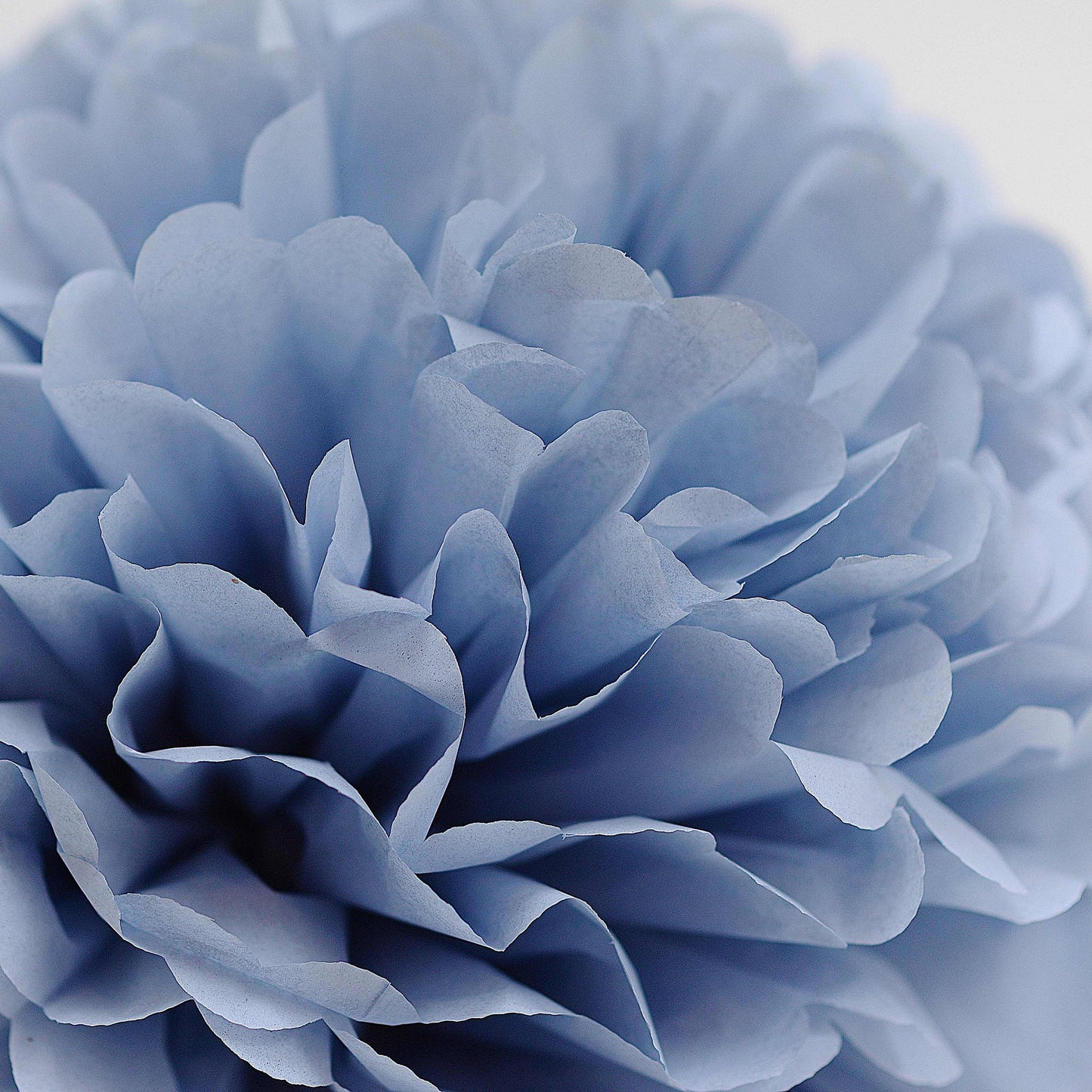 Dusty blue Paper pom pom | antique blue Boy baby shower decor | dusky blue Wedding venue decor | Birthday decorations