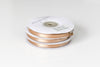 Sable Tan Double-Sided Satin Ribbon 6mm & 12mm | Premium Gift Wrap and Craft Ribbon - high quality