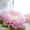 Large pink paper flower set of 3 paper party decorations for wedding girls birthday party fairy tea party bridal shower backdrop wall decor