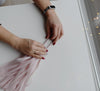 Pastel paper Tassel Garland -  READY TO USE- Wedding banner Wedding isle decor balloon tail baby shower bridal shower birthday decorations