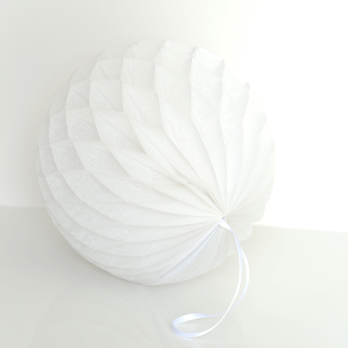 Christmas Honeycomb Decoration Set, Paper Trees and White Snowball Balls, Reusable