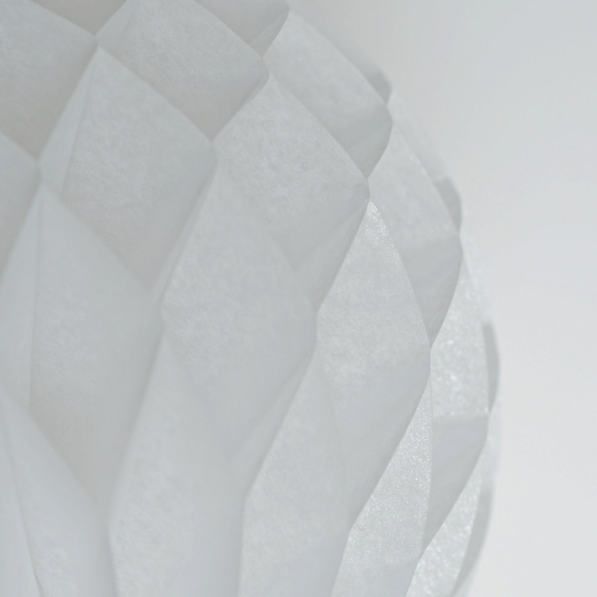 Christmas Honeycomb Decoration Set, Paper Trees and White Snowball Balls, Reusable