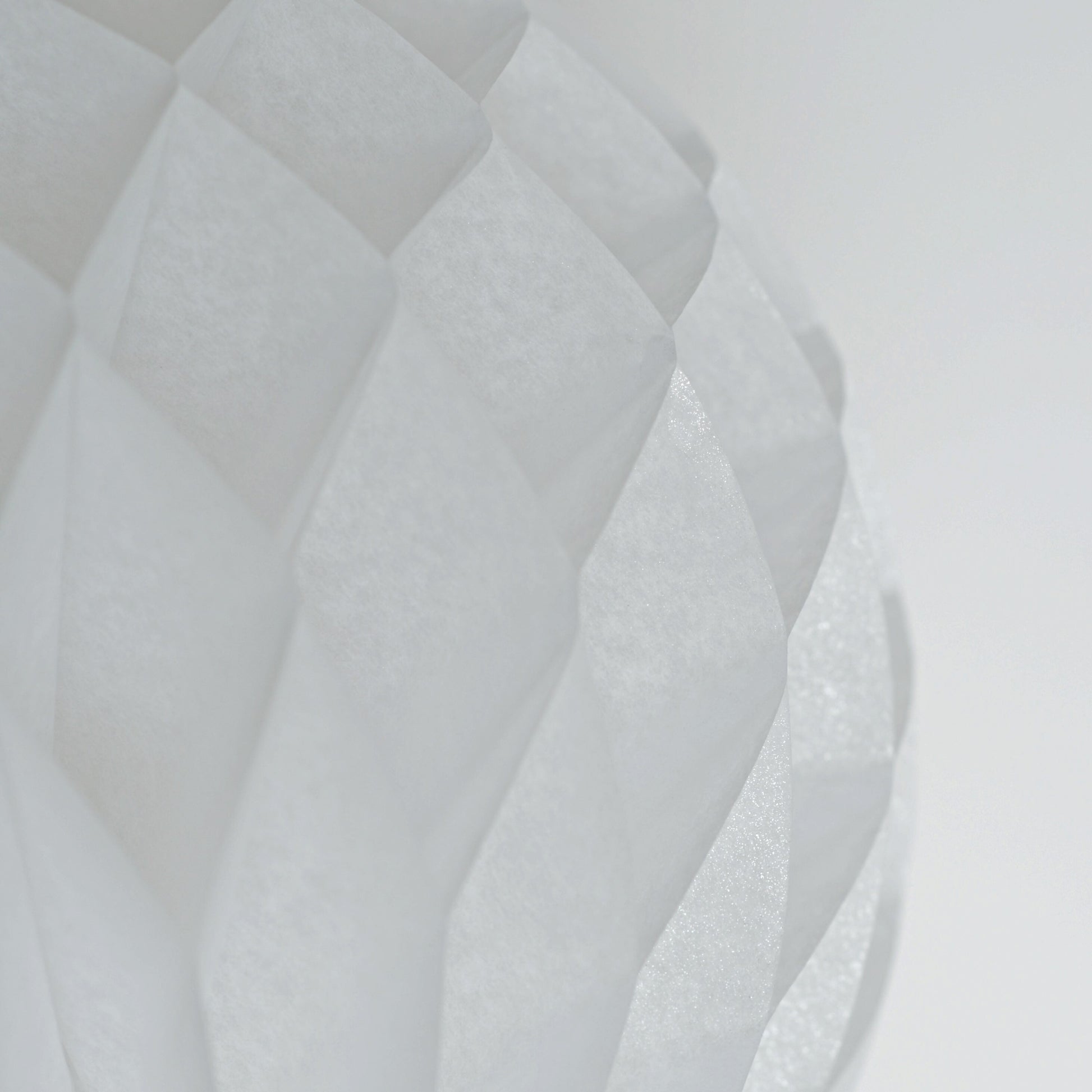 Christmas Honeycomb Decoration Set, Paper Trees and White Snowball Balls, Reusable