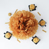 Kraft brown tissue Paper pom pom party decorations various sizes Rustic wedding Paper flowers neutral baby shower birthday party home decor