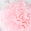 Light Pink Paper Pom Pom party decorations Very fluffy Pastel Pink paper Flowers for Wedding, birthday party, kids room Baby Shower Decor