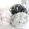 Granite with diamonds tissue  paper pompom | Grey paper balls | Christmas decorations  | New year party decor