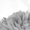 Granite with diamonds tissue  paper pompom | Grey paper balls | Christmas decorations  | New year party decor