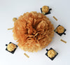 Kraft brown tissue Paper pom pom party decorations various sizes Rustic wedding Paper flowers neutral baby shower birthday party home decor