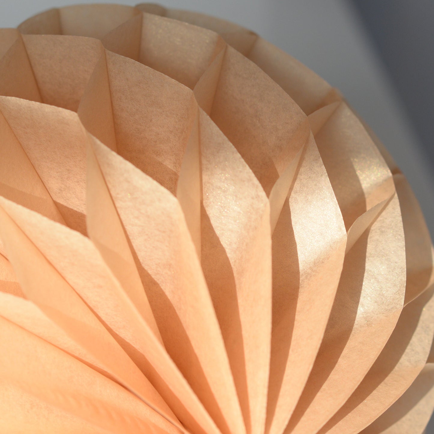 Sun Gold paper honeycomb ball