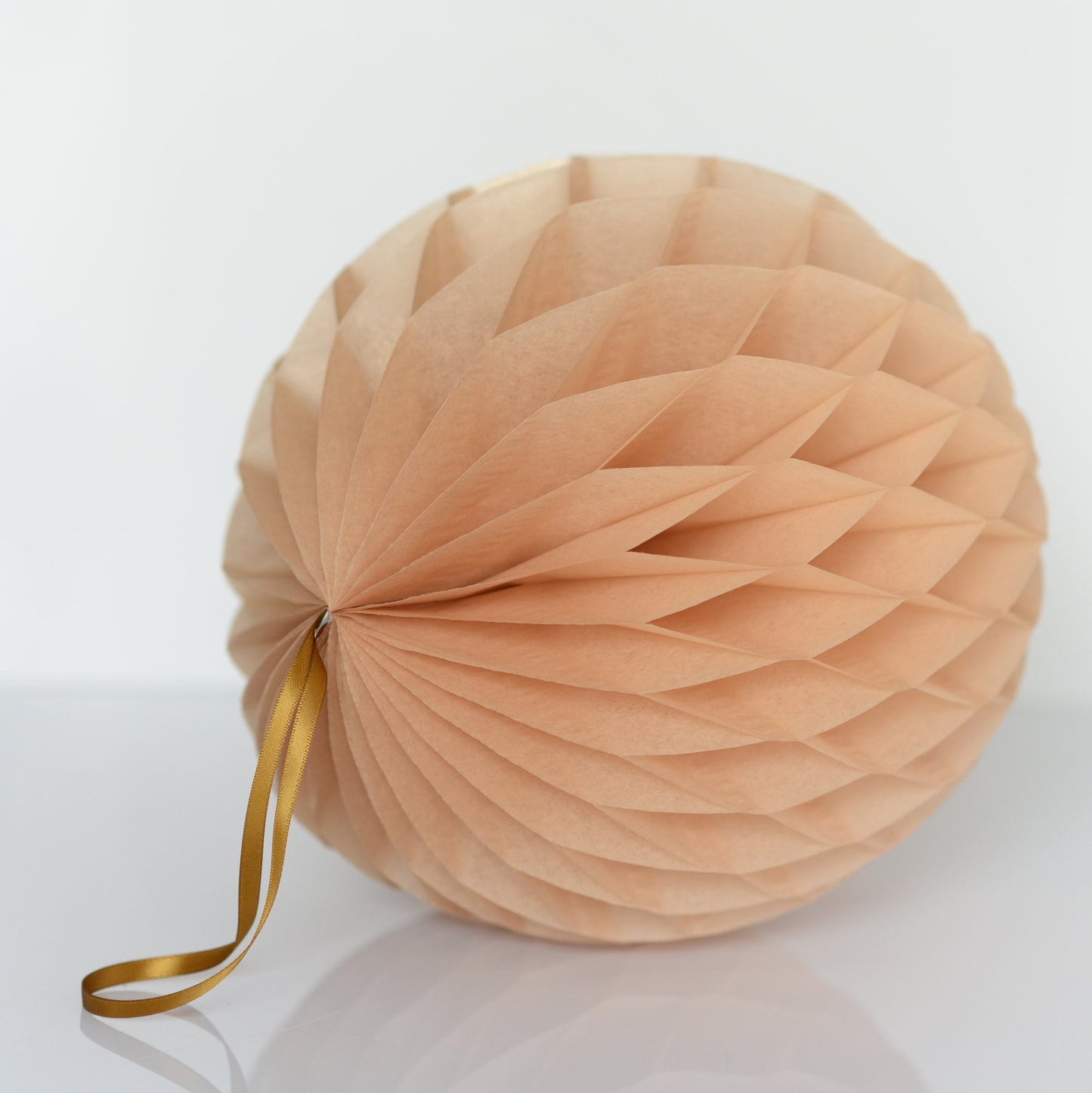 Sun Gold paper honeycomb ball