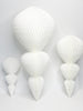 White Paper honeycomb ornaments decorations wedding decor paper baubles white Christmas decor various shapes and sizes centrepieces