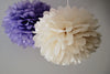 5 small paper pom poms set | Small paper flowers set wedding birthday party baby shower decor gift