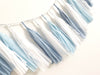 Baby blue tassel garland | Paper fringe garland | 1st Birthday banner | Baby boy garland