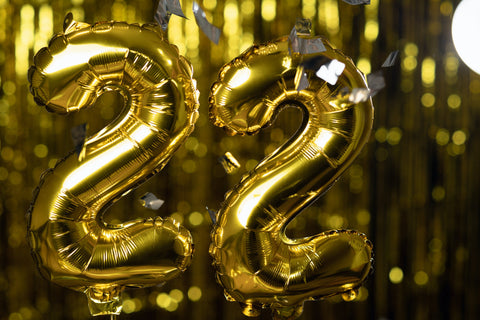 40” number Foil Balloons in Gold silver giant number helium balloon Birthday new year anniversary party decorations