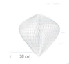White Paper honeycomb ornaments decorations wedding decor paper baubles white Christmas decor various shapes and sizes centrepieces
