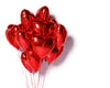 Red heart balloons 3psc 45cm/18” Valentine's Day Balloon Backdrop  Valentines Day Decor wedding Gift decor Heart Balloon