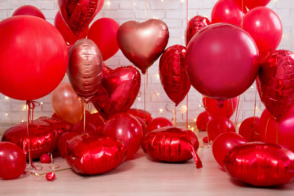 Red heart balloons 3psc 45cm/18” Valentine's Day Balloon Backdrop  Valentines Day Decor wedding Gift decor Heart Balloon