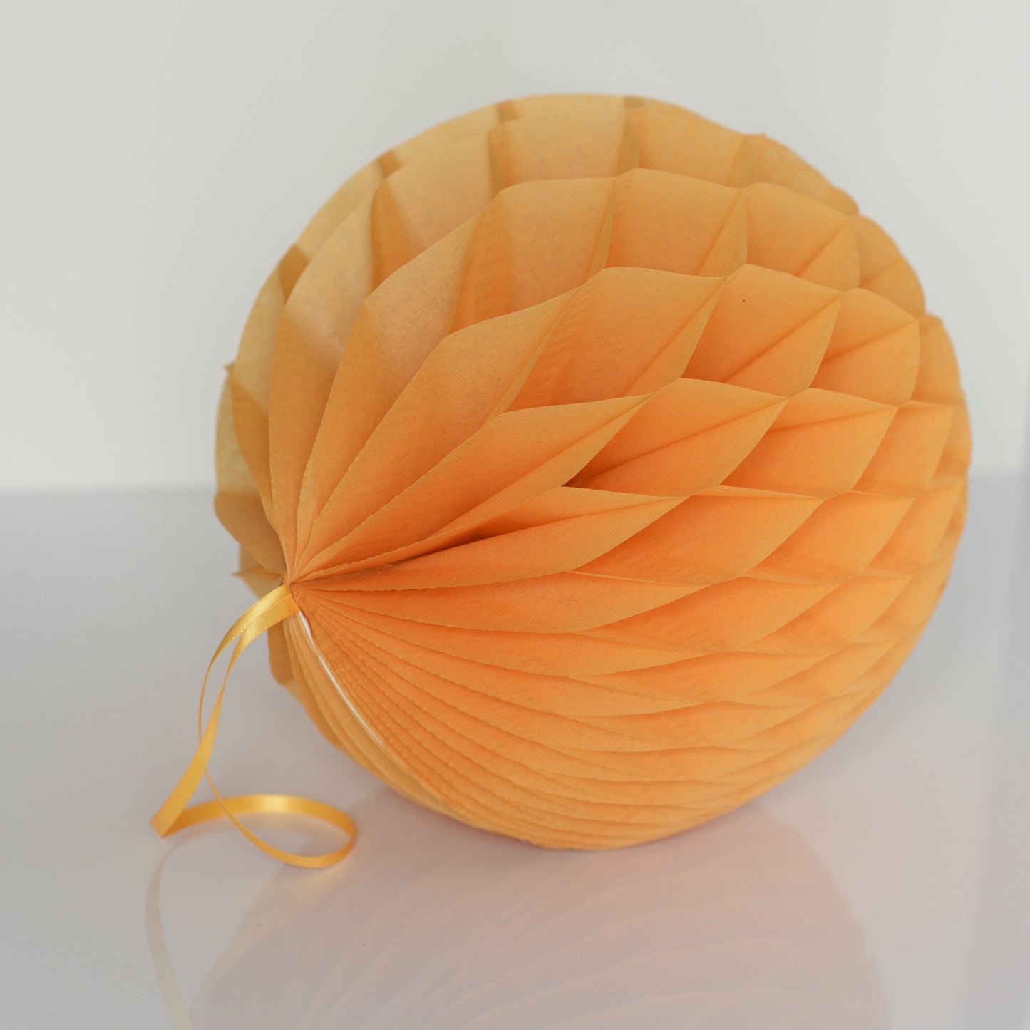Mustard paper honeycomb ball party decoration various sizes muted yellow Tissue paper wedding fall baby shower thanksgiving birthday decor
