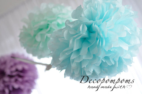 Etra large paper pom poms 4 PSC 49cm /19” custom colours paper flower set Baby shower rustic wedding birthday party decorations garden party
