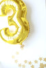 Glitter gold stitched paper star garland - golden - Nursery Birthday Baptism party Decor Photo Prop balloon tail