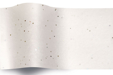 10 Sheets of White Diamond Gemstone Tissue Paper - 20