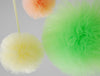 Medium tulle pom poms 2PSC Party Decorations CUSTOM COLORS baby shower, kids room, wedding, nursery decorations soft tulle hanging decor
