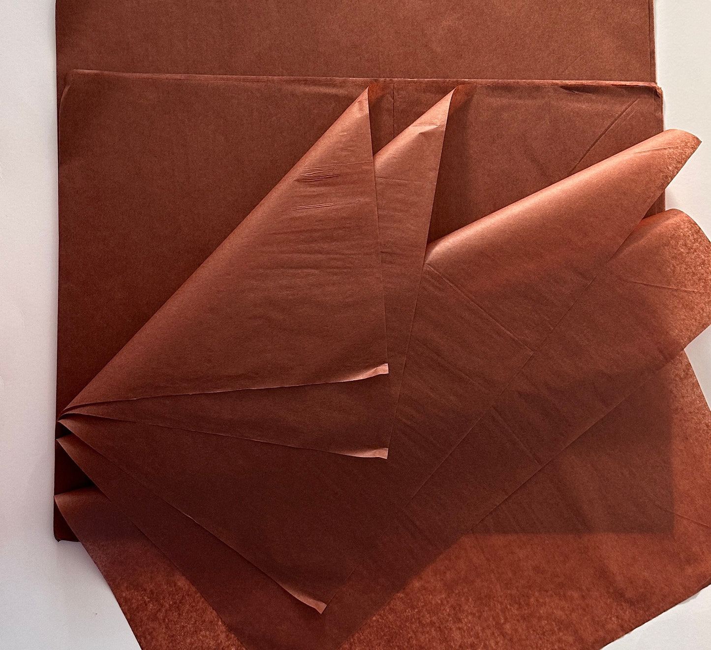 Premium quality Raw sienna tissue paper sheets 20/50/100 sheets  20x30" brown gift wrap paper for Gift Wrapping, Flowers, Arts & Crafts