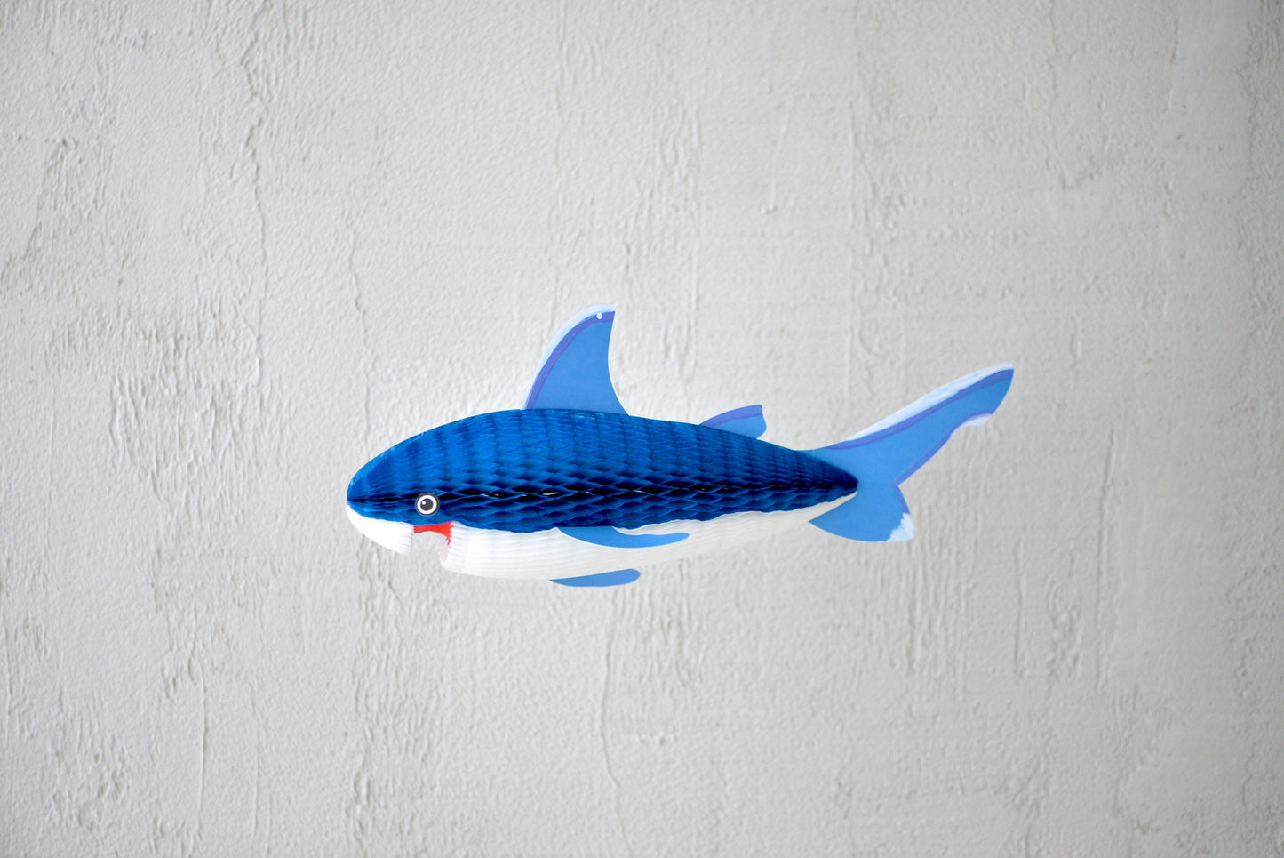 Shark Paper Honeycomb Kids Party Decorations - Under the Sea Birthday, Blue Theme Party Favors, Baby Shower, Shark Sea Party Decor