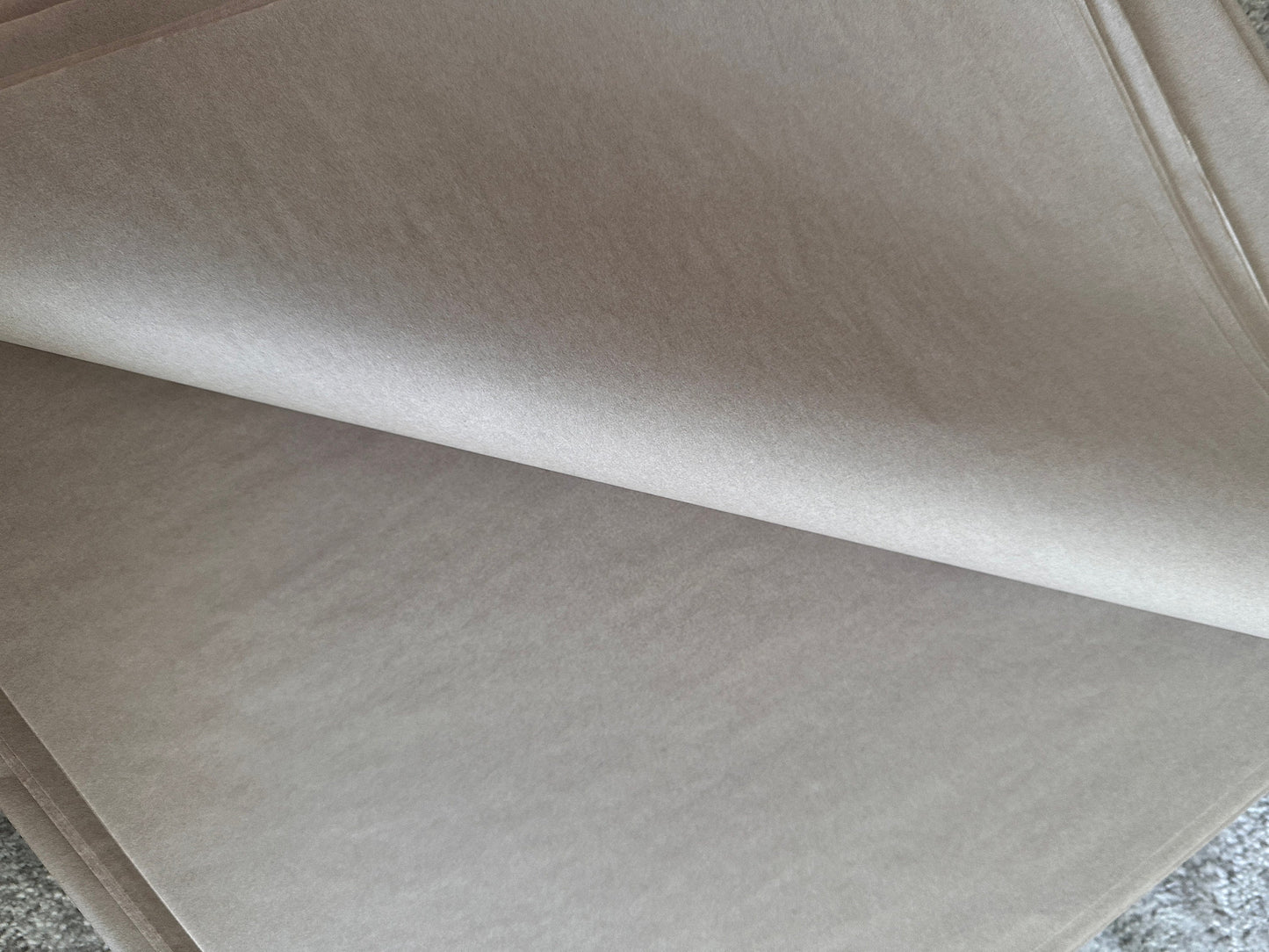 Premium taupe tissue paper sheets 20 /50 / 100 sheets  20 Inch x 30 Inch  Gift Wrapping Tissue Paper for Pom Poms, Gift Bags, Paper Flowers