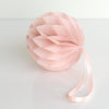 Dusty Pink paper Honeycomb party decorations Ball boho Wedding decor, birthday party Decor, paper ball bridal shower, blush pink baby shower