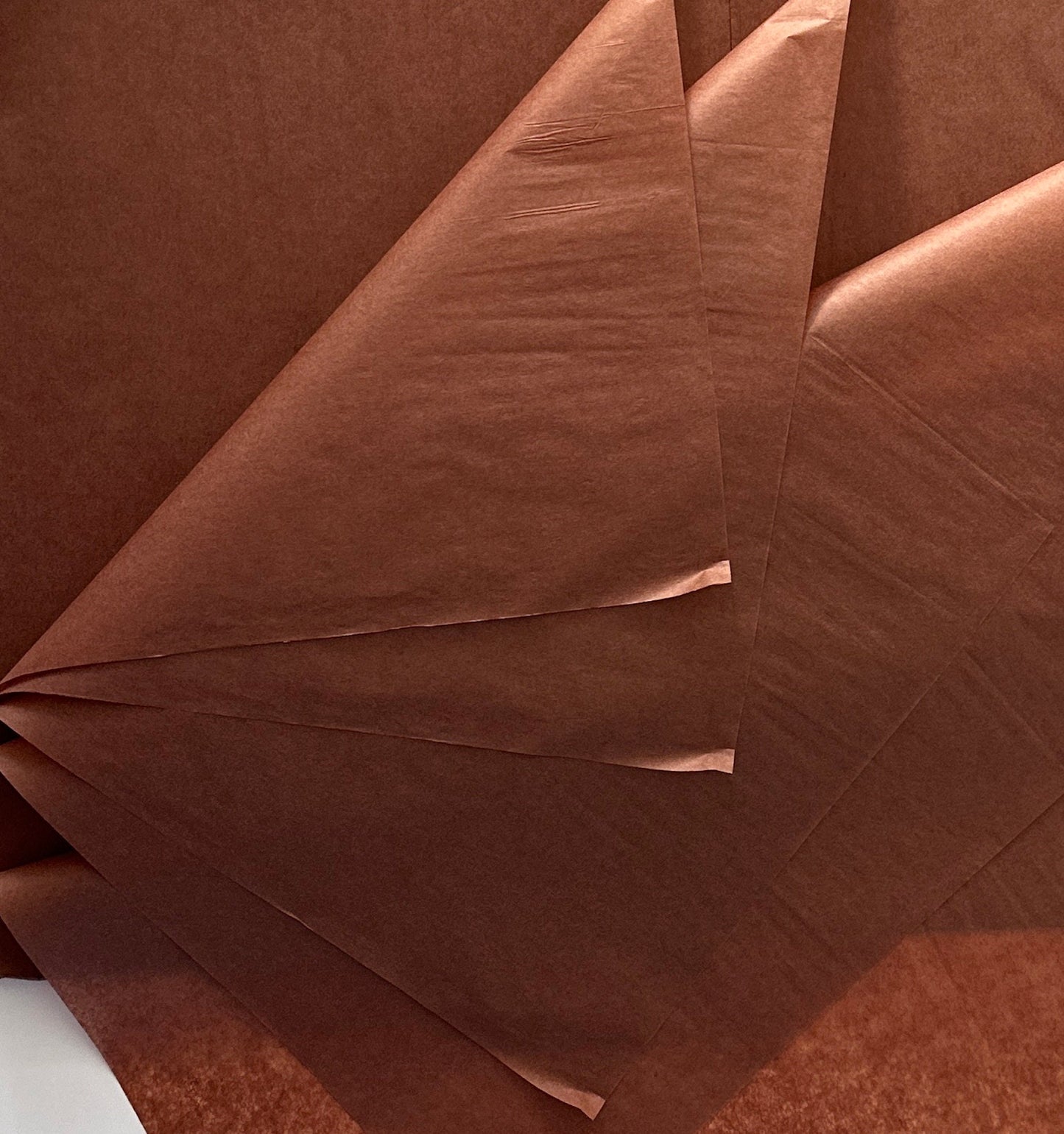 Premium quality Raw sienna tissue paper sheets 20/50/100 sheets  20x30" brown gift wrap paper for Gift Wrapping, Flowers, Arts & Crafts