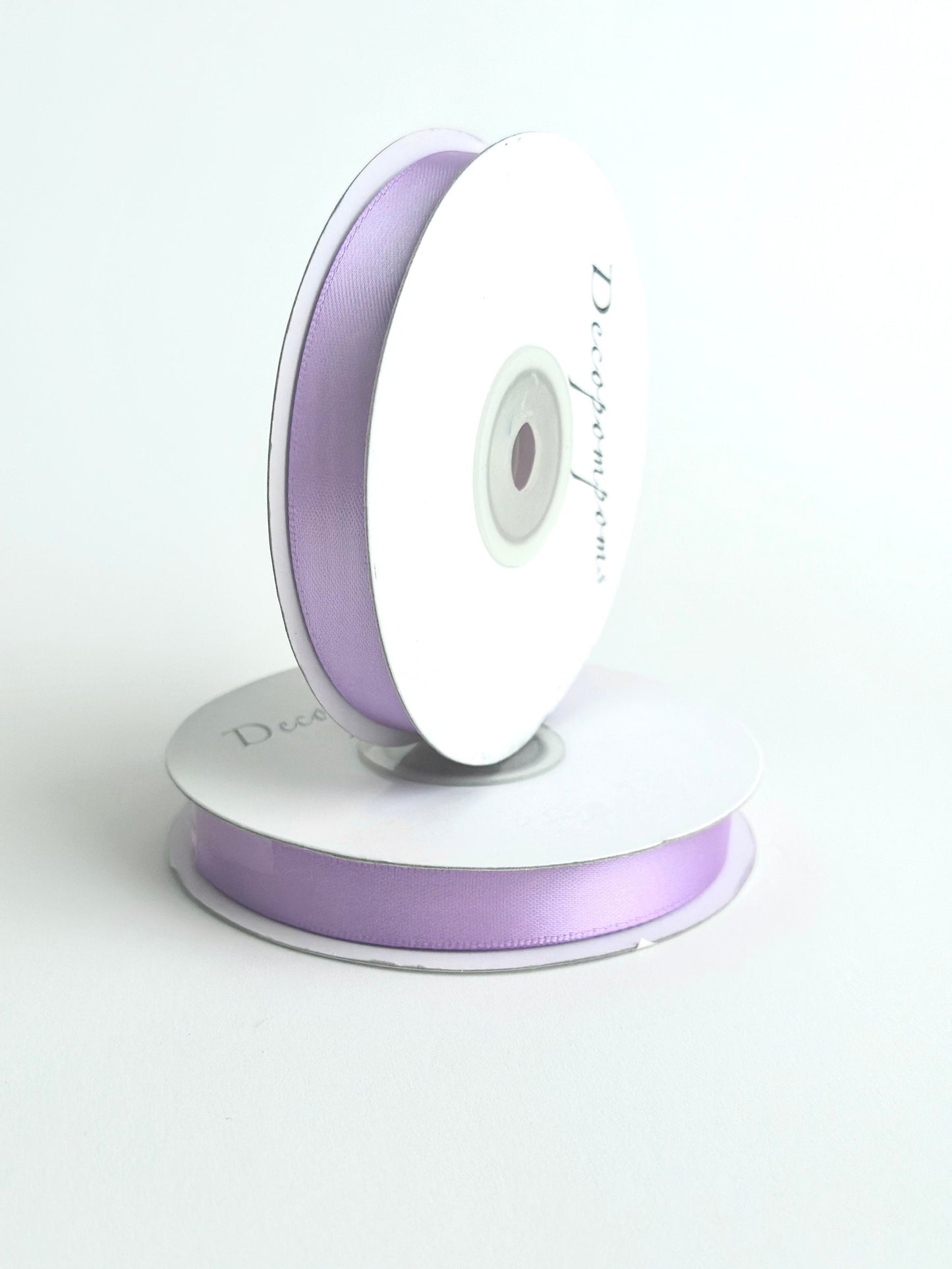 Lilac double sided satin ribbon roll