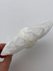 White Mini paper fans 5 fans set Christmas tree decorations Holiday home baby shower Wedding birthday party table window decorations