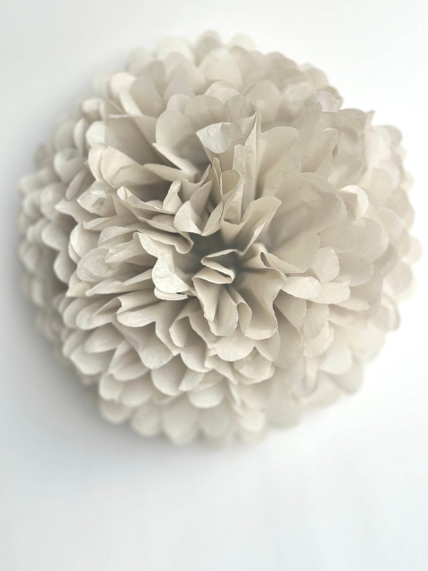 Luxury Champagne shimmery Tissue Paper Pom-Poms – Wedding, Baby Shower & Party Decorations | Fluffy,Eco-Friendly Décor | Custom Sizes