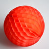ORANGE paper honeycomb ball party decorations Autumn fall home wedding baby shower bridal shower birthday party halloween decor