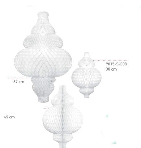Paper  honeycomb ornaments decorations paper baubles white Christmas ornaments decor various shapes paper centrepieces photo backdrops