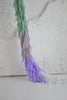 Lavender Giant Balloon with Violet and Green Paper Tassel Tail – Customizable Party Decor for Baby Showers, Weddings, Birthdays and More