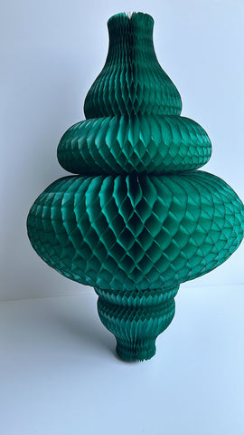 Huge Teal Paper Honeycomb Ornaments 67cm (26
