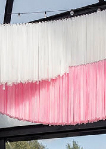 CUSTOM COLOUR Ceiling Aerials Fringe garland tent ceiling fringe Birthday party Decor Wedding Ceiling fringe dance floor fiesta ceiling fringe