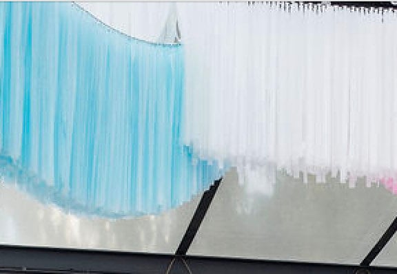 Custom Ceiling Fringe Garland, Ceiling Aerials, Wedding & Party Decor