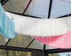 Custom Ceiling Fringe Garland for Wedding, Birthday & Party Decor