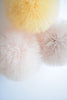 Neutral tulle pom poms set high quality soft tulle pom poms Baby shower nursery decorations 4 sizes available custom colors available