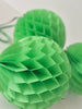 Apple Green paper honeycomb ball party decorations various sizes wedding forest birthday party baby shower bridal shower spring easter decor